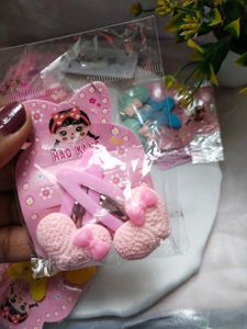 Cute Kids&#39; Hair Clips - Set of 5