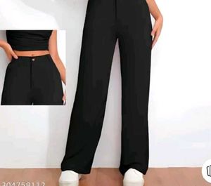 Black Straight Leg Pants