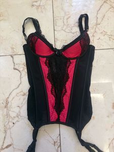 Red &amp; Black Bustier
