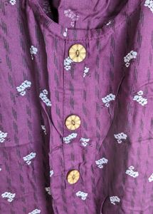 Purple Kurta