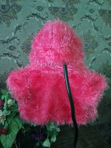 Pink Fuzzy Bolero Shrug