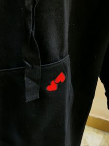 💥BUY1GET1💥 H&amp;M navy blue H&amp;M hooded sweatshirt dress