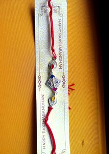 Silver Polish Rakhi
