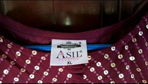 Maroon Gown For Girls