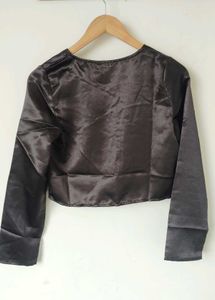 Shein Lace-Up Crop Top