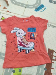 Orange Baby Girl Tshirt