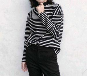 Striped Long Sleeve Top