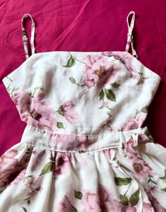 White Floral Playsuit
