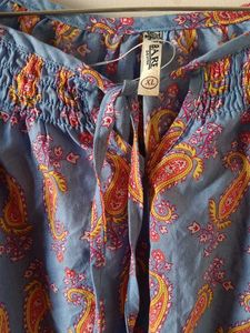 Paisley Print Top