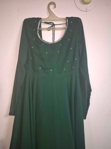 Elegant Green Ethnic Gown