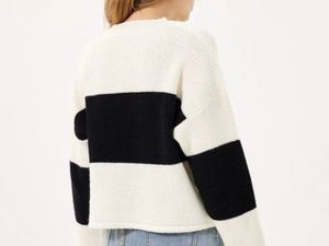 Stylish Color Block Sweater