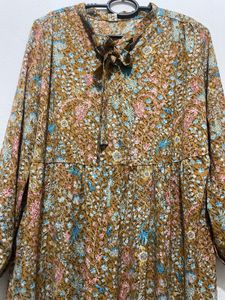 Floral Print Tiered Dress