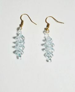 Dangle Spiral Drop Earrings
