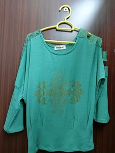 Sisley Green Embellished Top