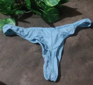 Cute Blue Thong Set