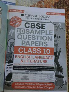 Oswal Class 10 Hindi,English And Maths Basic
