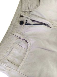 Beige Straight Fit Jeans