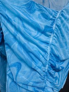 Beautiful Crop Top . Blue Colour