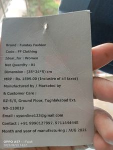 Brand New Blue Denim Midi Dress/Top