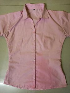 Pink Formal shirt For womens