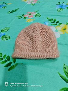 Peach Knit Beanie