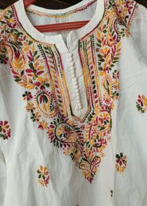 Cotton Chikankari Kurta