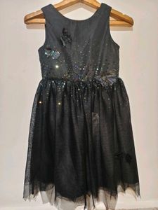 Sparkly Black Dress 4-6 years