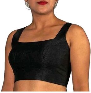Square Neck Backless Blouse