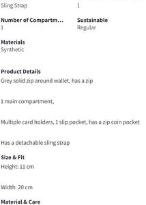 Baggit Tan Leather Wallet sling