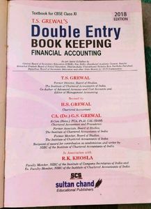 Ts Grewal&#39;s Double Entry Accounting Book.