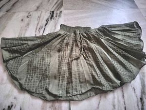 Green Ethnic Skirt