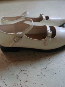 Japanese Cream Mary Jane Shoes