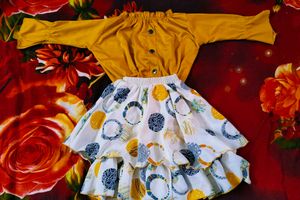 Yellow Blouse with Buttons