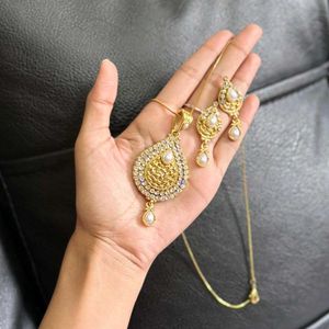 Golden Pearl Drop Set