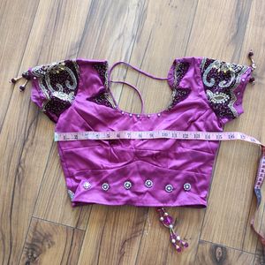 Gorgeous Pink &amp; Gold Lehenga