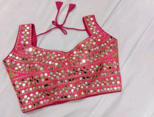 Real Mirror Work Blouse