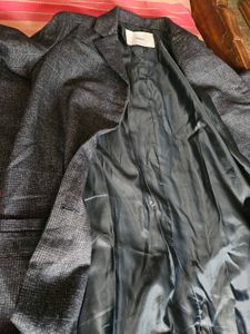 Checked Long Winter Coat