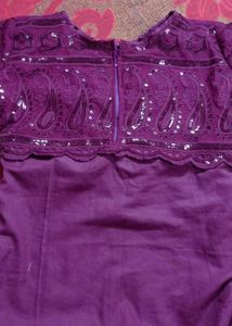 Elegant Purple Kurta
