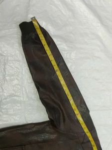 Brown Leather Finish Jacket