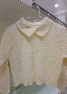 Cute Collared Knit Sweater