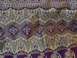 Purple & Gold Fabric