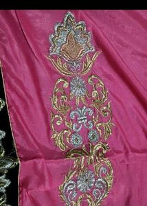 Elegant Embroidered Saree