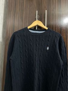 Teenie Weenie Navy Cable Knit Sweater