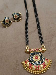 Meenakari Mangalsutra Set