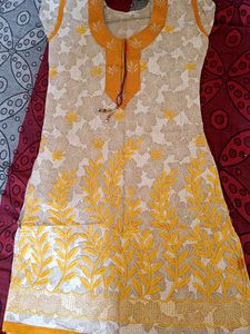 Kurti With Leggings And Dupatta