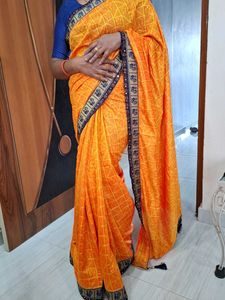 Orange Saree