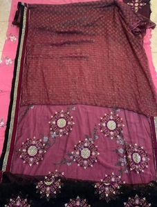 Party Wear Heavy Embroidery Saree