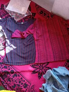 Combo Tunics Blue And Maroon