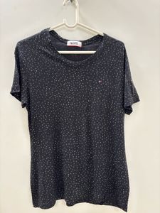 Black Polka Dot T-Shirt
