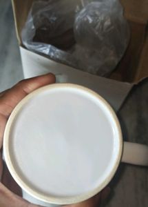 New Condition, With Box, Cup White Colour